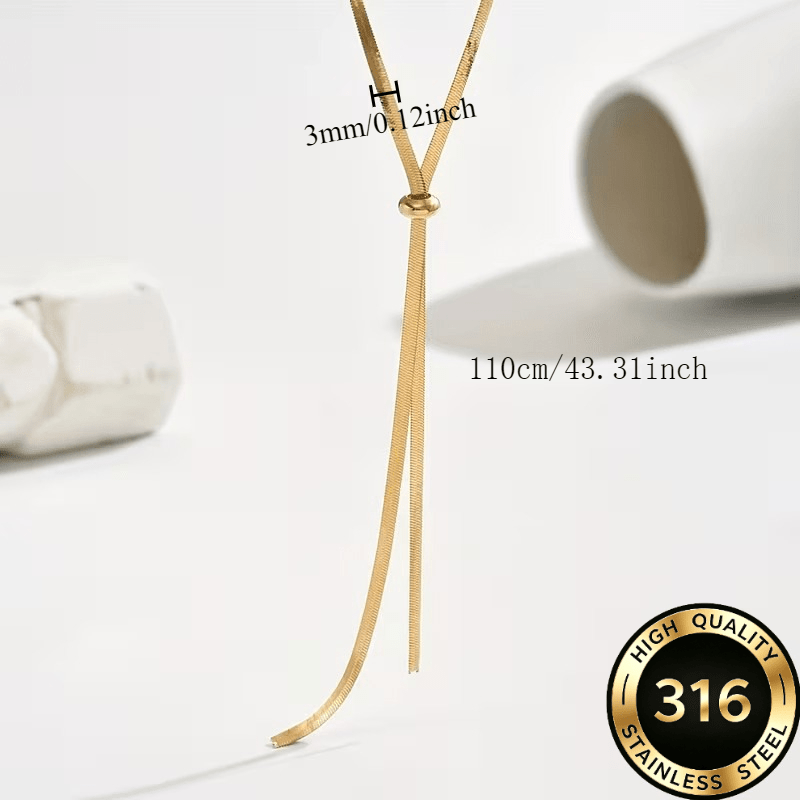 Women's Light Luxury Y-Shaped Long Necklace
